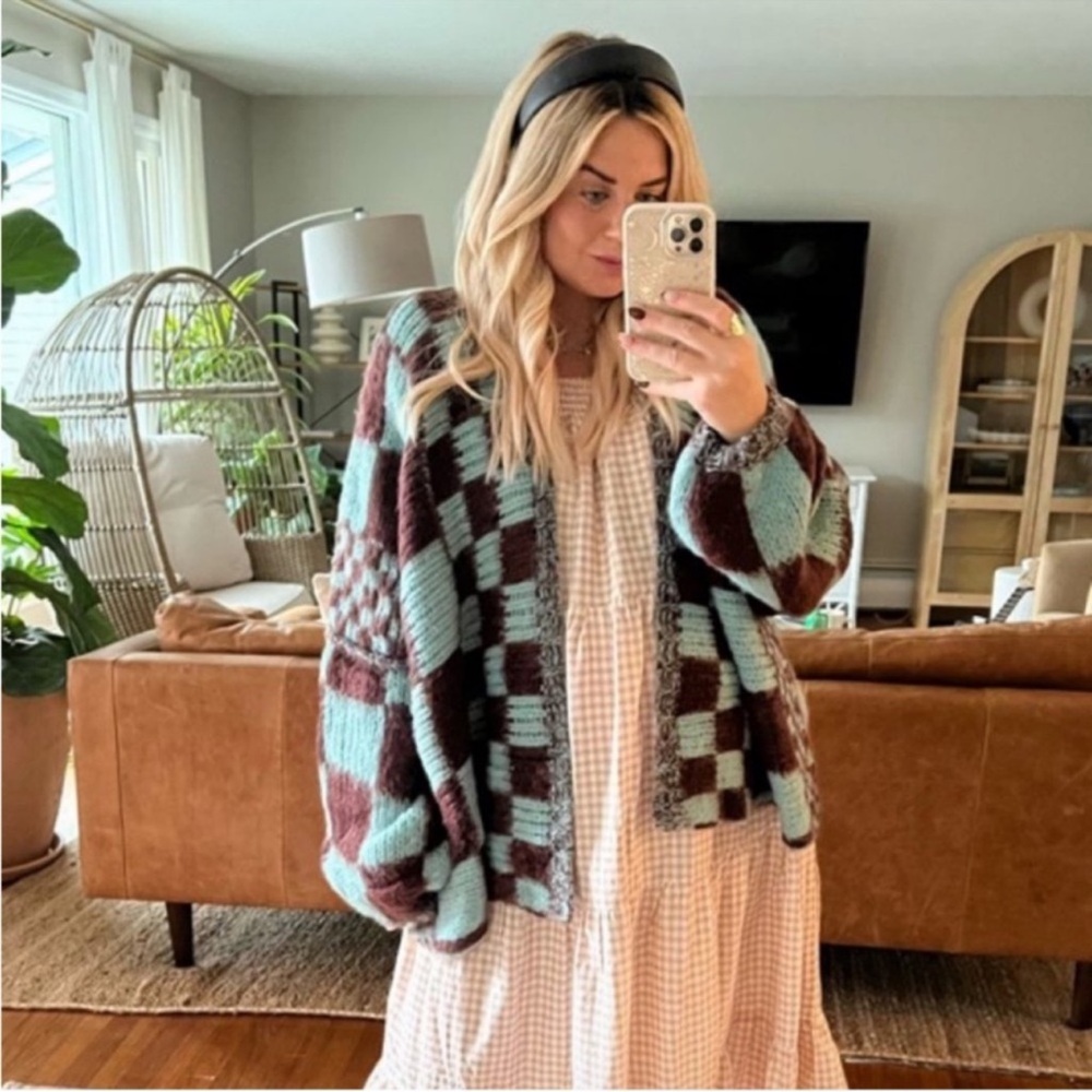Free People | Aldrin Checkered Cardigan | XS/S - Picture 16 of 16